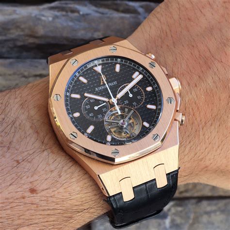 Audemars Piguet Royal Oak Tourbillon Chronograph Dial 18kt   